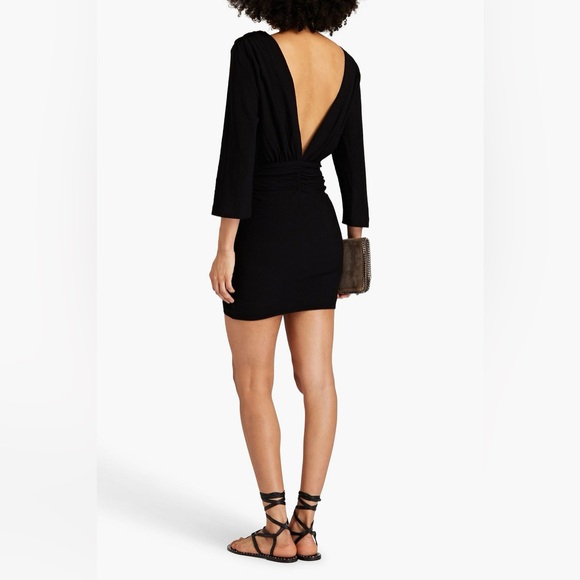 BA&SH Megan crystal-embellished crepe mini dress - Picture 3 of 6